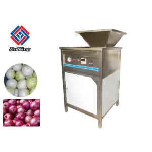 Professional Onion Processing Equipment , Lower Power Garlic Peeling Machine