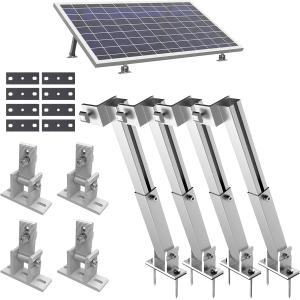 Cheap Ground Solar Panel Mounting Bracket Anodized Adjustable Support for 25 Years Life Span for sale