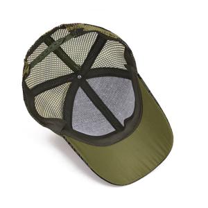 100% Polyester Mesh Unisex Adjustable Sport Casual Cap