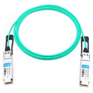 Cheap Cisco QSFP-100G-AOC20M Compatible 20m (66ft) 100G QSFP28 to QSFP28 Active Optical Cable for sale