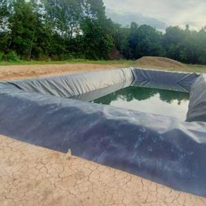ASTM GRI-GM13 Standard Black Pool Liner 60 mil HDPE Liner for Fish Pond Project