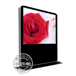 Landscape Advertising Screen Kiosk Digital Signage Android Wifi Freestanding 65