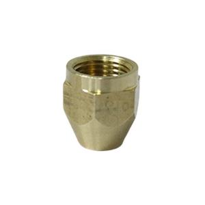 Brass Gas Connector With Threaded Straight Fitting For Natural Gas Stovetops