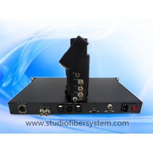 Studio camera to fiber system with OpticalCon Duo Interface powered by hybird