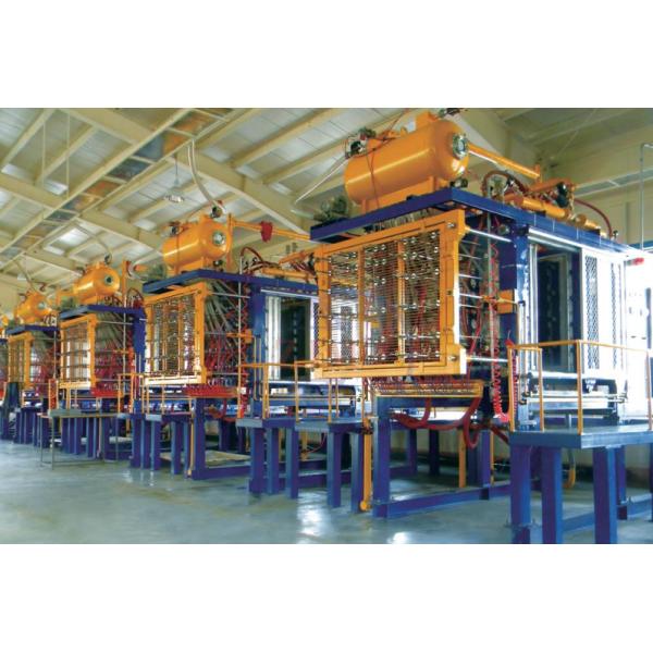 Vacuum Automatic EPS Foam Molding Machine 5 Meters