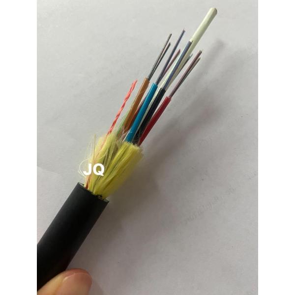 Quality Factory Price All Dielectric Self-Supporting 12 24 48 core ADSS single jacket optical fiber cable wholesale