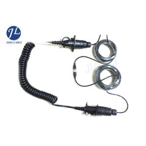 Spring Coiled Trailer Wire With 7 Pole Plastic Socket for Agricultural Vehicle