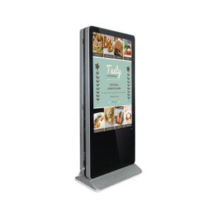Indoor Floor Standing Double Sided Digital Signage Kiosk