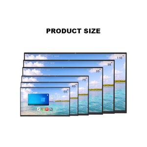Qtenboard 65 75 Inch Display Touch Screen Flat Panel 4K Hd Smart Electronic