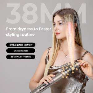 6 in 1 Professional Hot Air Styler Powerful Hair Dryer & Straightener Set