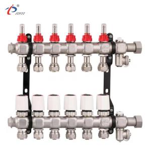 Cheap Water Stainless 1.6mpa Radiant Heat Manifolds 12 Loop for sale