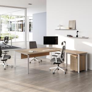 MC3.0 Ergonomic custom sized Office Manager Desk L-shaped desk with spacious desk area