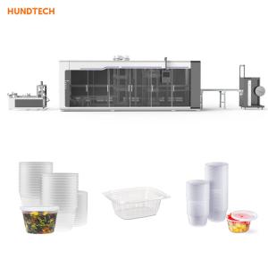 Banquets Plastic Bowl Making Machine Disposable Biodegradation Robot 120KW