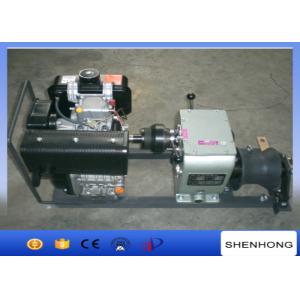 Fast Speed Diesel Cable Winch 30KN With Shaft Driven Transmission