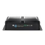 DDR4 16G RAM Intel N100 Fanless Industrial Mini PC 4 LAN Dual COM Linux With