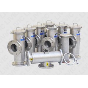 China Industrial Stainless Steel Basket Strainer With Custom Made Design Pressure on sale