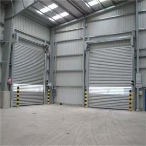 High Speed Rolling Rapid Roll up Shutter Spiral Security Automatic Door for