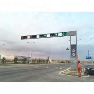 Traffic Light Pole Frame Type GQ-LP-2 Plastic Spraying Surface Preparation