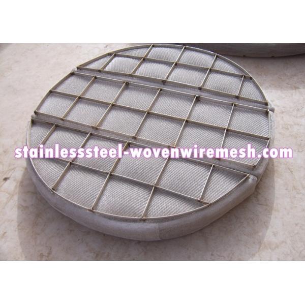 Quality Customized Shape Moisture Eliminator Filter Mist Eliminator / Demister Pads With Frame wholesale