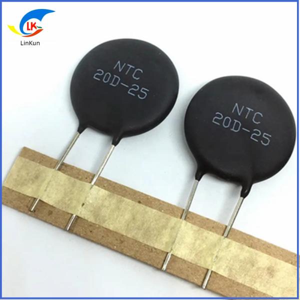 High Stability MF72 20D-25 Power NTC Thermistor 25mm 20 Ohm For Switching Power
