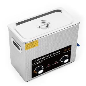 China SUS 304 Ultrasonic Cleaner 6L Tank Dual Frequency Cleaning Machine 180W Power on sale
