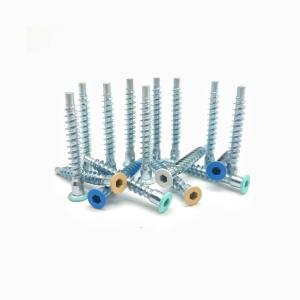 Countersunk Thread Straight Repair Cabinet Screw Hexagonal Self Tapping Roller