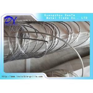 Cheap Stainless Steel Cables Balcony Invisible Grille 6m Long for sale