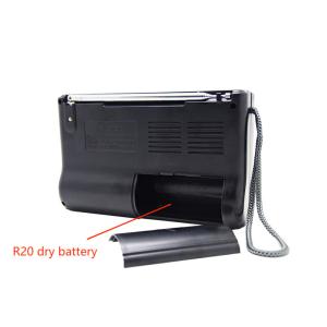 High Sound Desktop Radio With Speaker AM/FM Charging DC Adapter FM 76-108 Mhz