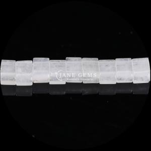 Cube Gemstone Bead in Various Crystal Colors Red Agate Rose Quartz for DIY