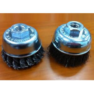 Angle Grinder Nylon Brush , Twist Knot Wire Cup Brush With 5/8" - 11 Nut