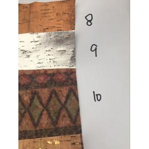 Modern style Cork clutch 6.7''x4.5'' with button closure, customized color is