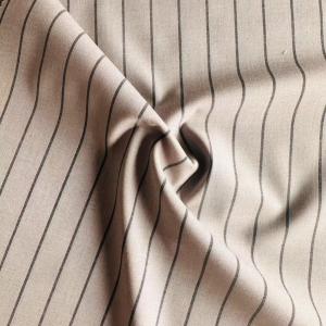 Polyester/Rayon/Spandex Plain Striped Woven Fabric Piece Dyed/Dyeing for Lady′s