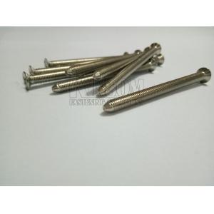 Countersunk phillips head screws in beam end chamfer machine screws nickel