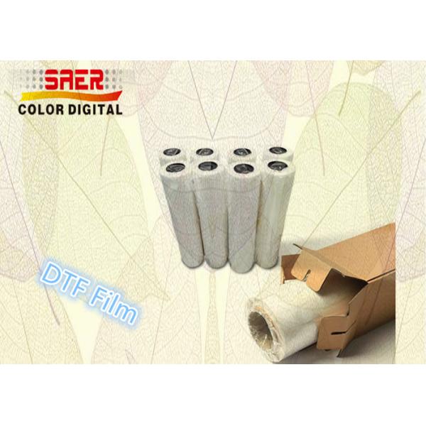 Quality Transparent PET DTF Transfer Film Roll 60cm For Textiles wholesale