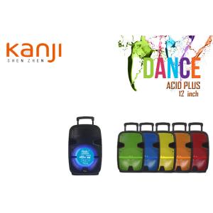 12" Driver Portable Party Speakers ，Bluetooth Trolley Speaker With Mic