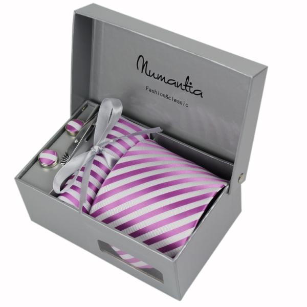 Polyester Necktie Gift Set For Men Mixed Patterns