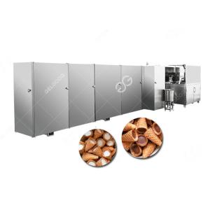 Fully Automatic Mini Ice Cream Cone Production Line 380V CE Certification