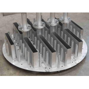 Trough - type liquid distributor tower internal design and manufacturing