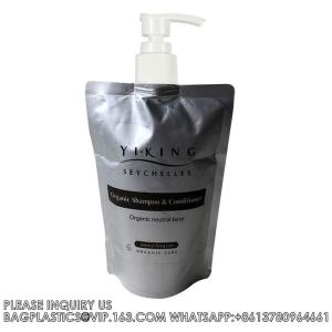 1L 2L 5L Refill Detergent Liquid Gel Lotion Shampoo Pump Spout Pouch foam pump