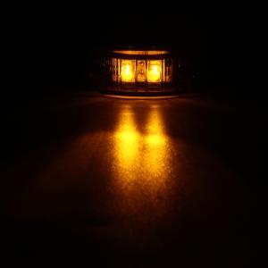 12V 2pcs Trailer Automotive Side Marker Light , 80lm Emergency Vehicle Lighting