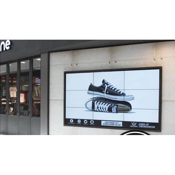 wall mounted 46" 3x3 500cd/m² Video Wall Digital Signage