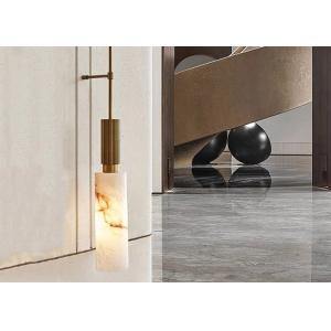 White marble led round and long and plating gold wall lamp for hotel