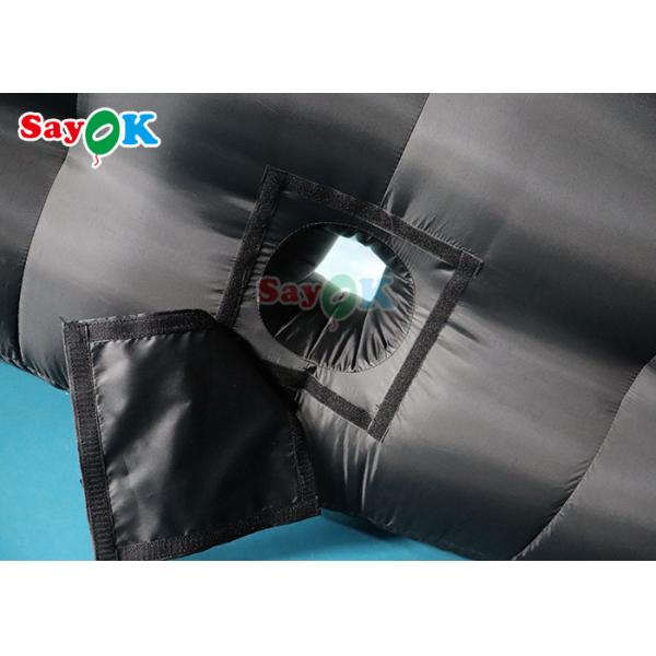 Commercial Inflatable Air Tent Rental Structure Exhibition Black Color