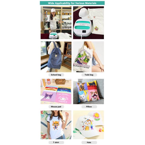 Factory Handheld Portable Mini Heat Press Machine Easy Press for T-shirts