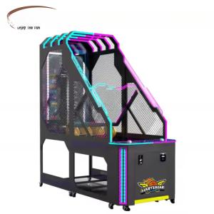 Big LCD Arcade Basketball Shooting Machine With Video Screen 250*110*257cm