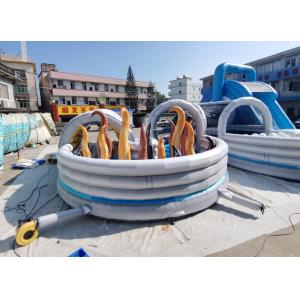 Animal Theme Inflatable 5K Obstacle Course With Climbing Slide