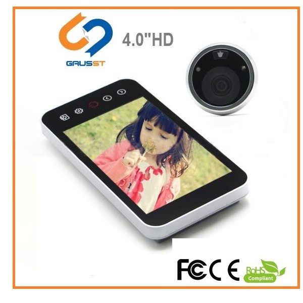 Clear Image Smart Door Peephole With Night Mode / Smart Wireless Peephole Door