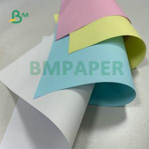 55gram 60gram NCR Paper Carbonless In Pink Yellow White For Receipt 860 x 610mm