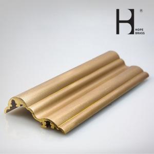 Rustproof Brass H Moding Sections / Extruding Copper H Slot Frames