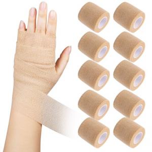 Cheap Self Adhesive Sports Tape Wrist Ankle Sterile Gauze bandage Rolls Surgical Gauze Rolls for sale